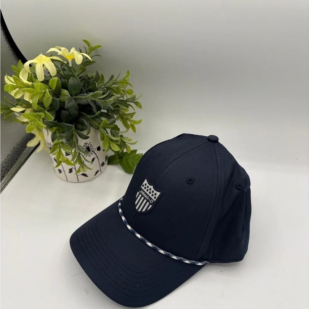 Johnnie-O Navy  Baseball Cap with ShieldLogo